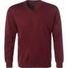 OLYMP V-Pullover Modern Fit 0150/10/39 Merinowolle, Bordeaux, Dunkelrot -striangebote 115531 norm