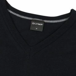 OLYMP V-Pullover Modern Fit 0150/10/18 Merinowolle, Marine -striangebote 115533 norm2
