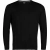 OLYMP Pullover Modern Fit 0150/11/68 Merinowolle, Schwarz
