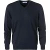 Gran Sasso V-Pullover 55115/14200/598 Merinowolle, Nachtblau, Marine 1 Gran Sasso V-Pullover 55115/14200/598 Merinowolle, Nachtblau, Marine -striangebote 12323 norm