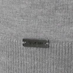 OLYMP V-Pullover 0151/10/63 Casual Body Fit, Merinowolle-Seide, Silbergrau meliert, Silbergrau -striangebote 138601 norm3
