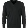 Gran Sasso V-Pullover 55115/14200/099 Merinowolle, Schwarz -striangebote 14069 norm