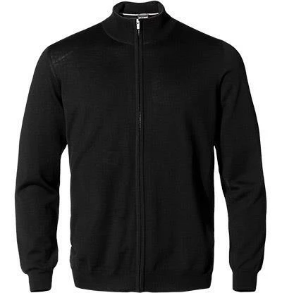 OLYMP Casual Modern Fit Cardigan 0150/31/68 Merinowolle, Schwarz 3 OLYMP Casual Modern Fit Cardigan 0150/31/68 Merinowolle, Schwarz