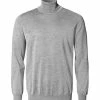 John Smedley Rollkragen Cherwell silver Rollkragenpullover, Slim Fit, Merino Extrafine, Grau meliert -striangebote 143380 norm