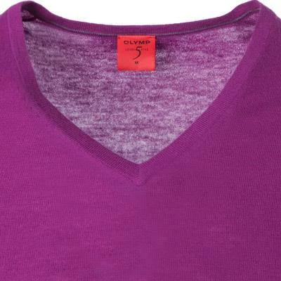 OLYMP V-Pullover 0151/10/81 Body Fit, Merinowolle-Seide, Fuchsia, Pink 4 OLYMP V-Pullover 0151/10/81 Body Fit, Merinowolle-Seide, Fuchsia, Pink – Bild 2