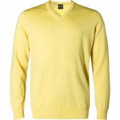 OLYMP Casual Modern Fit V-Pullover 0150/10/51 Merinowolle, Gelb