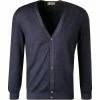 Gran Sasso Cardigan 58101/22793/905 Merinowolle, Nachtblau meliert, Nachtblau