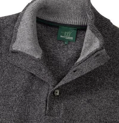 Henry Cotton's Troyer 9227501/97241/993 Schurwolle, Grau 4 Henry Cotton's Troyer 9227501/97241/993 Schurwolle, Grau – Bild 2