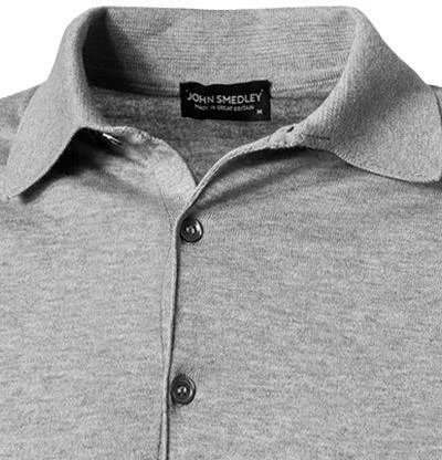 John Smedley Pullover Adrian/silver Standard Fit, Sea Island Cotton, Silbergrau meliert 5 John Smedley Pullover Adrian/silver Standard Fit, Sea Island Cotton, Silbergrau meliert – Bild 3