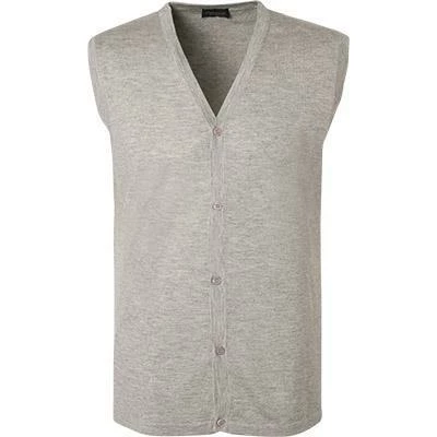 Cipriani Weste CR33/5916/7012 Strickweste, Seide-Kaschmir, Grau meliert, Grey 3 Cipriani Weste CR33/5916/7012 Strickweste, Seide-Kaschmir, Grau meliert, Grey