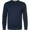 Gran Sasso Pullover 55167/22792/905 Merinowolle, Marineblau meliert, Marine -striangebote 220151 norm