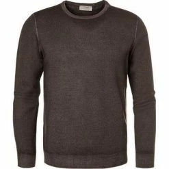 Gran Sasso Pullover 55167/22792/308 Merinowolle, Graubraun meliert, Braun