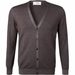 Gran Sasso Cardigan 58101/22793/308 Merinowolle, Dunkelbraun, Braun