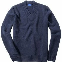 JOOP! Pullover Gou-M 15002508/122 Schurwolle, Marineblau meliert, Marine