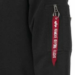 ALPHA INDUSTRIES Sweatshirt X-Fit 158320/03 Baumwolle, Schwarz, Black -striangebote 225453 norm3