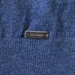 OLYMP V-Pullover 0151/10/19 Casual Body Fit, Schurwolle-Seide, Royal meliert, Royal -striangebote 232726 norm3