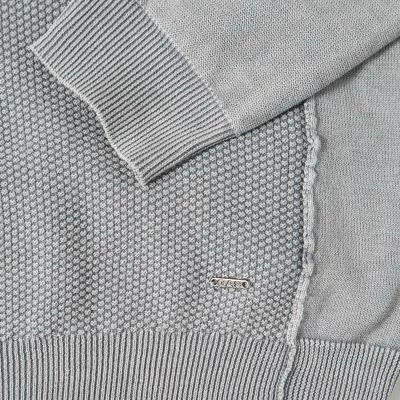 GAS Pullover 561790/431641/1948 Baumwolle, Hellgrau, Steel grey 5 GAS Pullover 561790/431641/1948 Baumwolle, Hellgrau, Steel grey – Bild 3