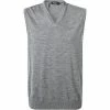 Maerz V-Pullunder 460000/544 Merinowolle, Grau meliert, Mittelgrau -striangebote 247146 norm