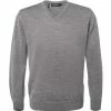 Maerz V-Pullover 490400/544 Merinowolle, Grau meliert, Mittelgrau -striangebote 247171 norm