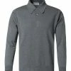 John Smedley Polo Pullover Finchley/charcoal Easy Fit, Sea Island Cotton, Grau meliert -striangebote 251880 norm