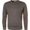 Gran Sasso Pullover 55167/22792/012 Merinowolle, Taupe meliert, Cappuccino -striangebote 254449 norm