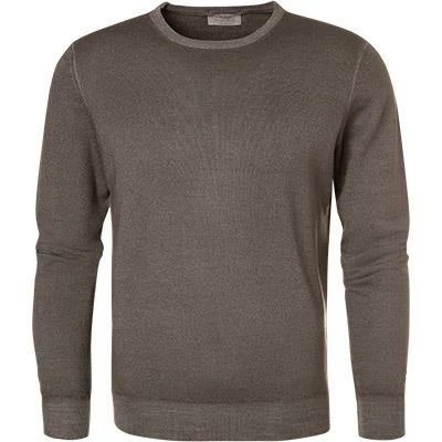 Gran Sasso Pullover 55167/22792/012 Merinowolle, Taupe meliert, Cappuccino 3 Gran Sasso Pullover 55167/22792/012 Merinowolle, Taupe meliert, Cappuccino