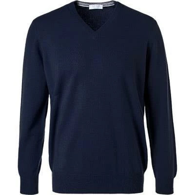Gran Sasso V-Pullover 55115/15590/598 Reines Kaschmir, Marine 3 Gran Sasso V-Pullover 55115/15590/598 Reines Kaschmir, Marine