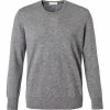 Gran Sasso RH-Pullover 55167/15590/072 Reines Kaschmir, Mittelgrau meliert, Grau -striangebote 254471 norm