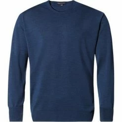 John Smedley RH-Pullover Lundy/indigo Standard Fit, Merino Extrafine