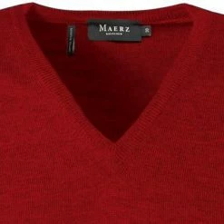 Maerz V-Pullunder 460000/482 Merinowolle, Tomatenrot meliert, Rot -striangebote 259053 norm2