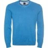 OLYMP V-Pullover Modern Fit 0160/10/11 Baumwolle, Bleu meliert, Bleu -striangebote 262710 norm