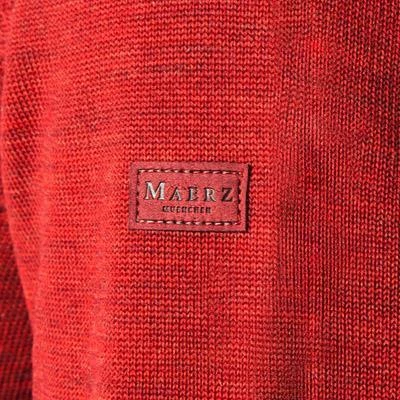 Maerz Pullover 490500/482 Merinowolle, Orangerot 4 Maerz Pullover 490500/482 Merinowolle, Orangerot – Bild 2