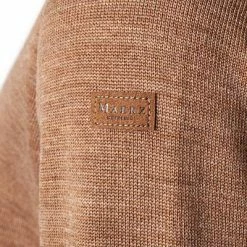 Maerz V-Pullover 490400/170 Merinowolle, Karamell meliert, Caramel -striangebote 274001 norm3