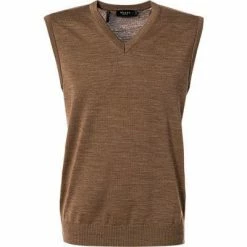 Maerz V-Pullunder 460000/170 Schurwolle, Caramel, Karamel