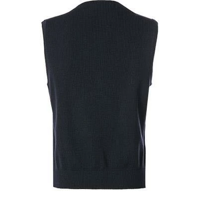 Maerz Weste 508600/399 Strickweste, Schurwolle, Navy 4 Maerz Weste 508600/399 Strickweste, Schurwolle, Navy – Bild 2