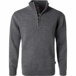 Barbour Troyer Holden mid grey marl MKN0837GY53 Toyer, Wolle, Grau