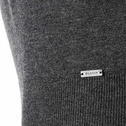OLYMP Pullover 0151/11/67 Merinowolle-Seide, Anthrazit meliert, Anthrazit -striangebote 275384 norm3