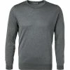 John Smedley RH-Pullover Hatfield/charcoal Easy Fit, Sea Island Cotton, Grau meliert -striangebote 282932 norm