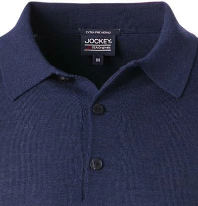 Jockey Pullover 40043/B10 Merinowolle, Navy, Dark lake 4 Jockey Pullover 40043/B10 Merinowolle, Navy, Dark lake – Bild 2