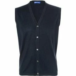 Cipriani Cardigan BR33/3616/004 Strickweste, Seide-Baumwolle, Navy