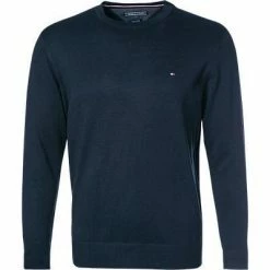 Tommy Hilfiger Pullover MW0MW04978/403 Baumwolle-Seide, Nachtblau