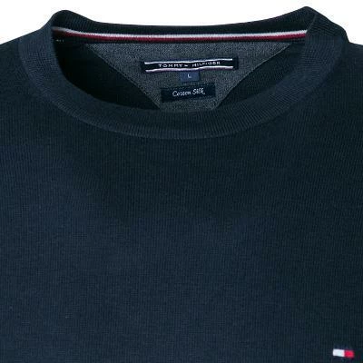 Tommy Hilfiger Pullover MW0MW04978/403 Baumwolle-Seide, Nachtblau 4 Tommy Hilfiger Pullover MW0MW04978/403 Baumwolle-Seide, Nachtblau – Bild 2
