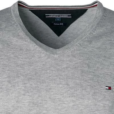 Tommy Hilfiger Pullover MW0MW04979/501 Baumwolle-Seide, Hellgrau 4 Tommy Hilfiger Pullover MW0MW04979/501 Baumwolle-Seide, Hellgrau – Bild 2