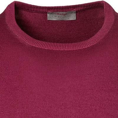 Gran Sasso Pullover 55167/22792/607 Schurwolle, Fuchsia meliert, Brombeere 4 Gran Sasso Pullover 55167/22792/607 Schurwolle, Fuchsia meliert, Brombeere – Bild 2