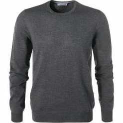 Gran Sasso Pullover 55167/14290/098 Merinowolle, Graphit meliert, Anthrazit