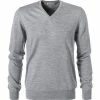 Gran Sasso V-Pullover 55115/14290/071 Schurwolle, Hellgrau meliert, Hellgrau 2 Gran Sasso V-Pullover 55115/14290/071 Schurwolle, Hellgrau meliert, Hellgrau -striangebote 298375 norm