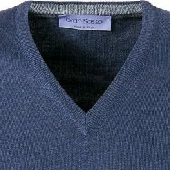 Gran Sasso V-Pullover 55115/14290/597 Schurwolle, Blau meliert, Blau 6 Gran Sasso V-Pullover 55115/14290/597 Schurwolle, Blau meliert, Blau -striangebote 298377 norm2