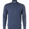 Gran Sasso Rolli 55157/14290/597 Rollkragenpullover, Merinowolle, Blau, Dunkelblau -striangebote 298392 norm