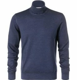 Gran Sasso Pullover 55117/22792/905 Rollkragenpullover, Schurwolle, Blau meliert, Dunkelblau