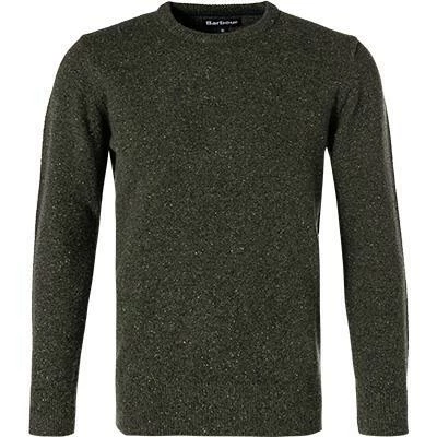 Barbour Pullover Tisbury dark seaweed MKN0844GN79 Wolle-Seide, Moosgrün meliert 4 Barbour Pullover Tisbury dark seaweed MKN0844GN79 Wolle-Seide, Moosgrün meliert – Bild 2